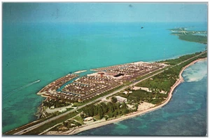 Outdoor Resorts Long Key Florida FL Chrom Postkarte Luftaufnahme 1976 - Bild 1 von 2