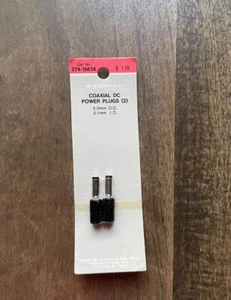 Enchufe de alimentación coaxial de CC de colección Radio Shack Archer 274-1567A 5 mm O.D - Imagen 1 de 2