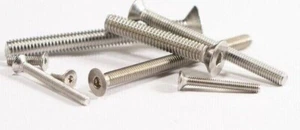 Stainless Cap Screw Countersunk Allen Bolts CSK A2 Steel M2 M3 M4 M5 M6 M8 - Picture 1 of 6