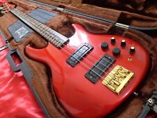 1985 Vintage Peavey USA Dyna Bolt on 4 strings Bass Guitar Red-Gold Hardware for sale