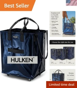 Unbreakable Handle Rolling Tote - Water-Resistant Grocery Bag for Professionals - Picture 1 of 11