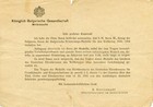 BULGARIEN - ÜBERSENDUNGSSCHREIBEN BULG. ZUR KRIEGSERINNERUNGSMEDAILLE 1915-1918