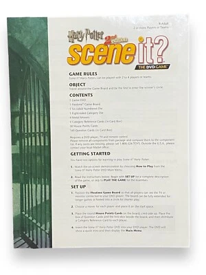 Harry Potter Scene It 2nd Edition DVD Game - Instructions Replacement Part - Image 1 of 3