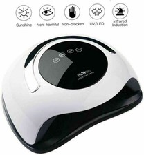 LAMPADA UV LED GEL UNGHIE PROFESSIONALE 120W FORNETTO NAIL ART COLATA SUN BQ5T