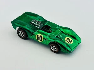 Hot Wheels Redline FERRARI 312P Tough Green US Black Interior Very Nice !!! - Picture 1 of 6