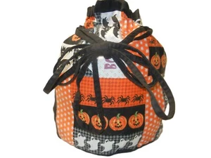 Halloween Truco o trato Caramelo Algodón Bolsa Calabazas Fantasmas Murciélagos DJL - Imagen 1 de 4