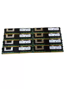 24GB 8x4GB PC2-5300 DDR2-667 FULLY BUFFERED ECC MEM CRUCIAL CT51272AF667.M36F0D4 - Picture 1 of 3