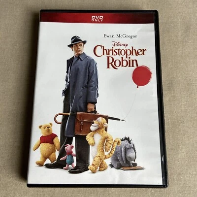 Disney: Christopher Robin (DVD 2018) Winnie The Pooh Ewan McGregor Tigger Live + - Image 1 of 4