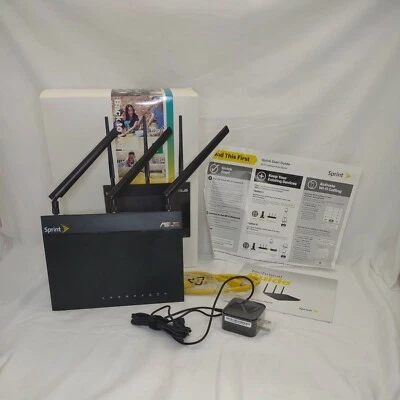 New Sprint SP-AC2015 (ASUS RT-AC66U) Dual Band Wi-Fi Router ASUSWIFICO - Image 1 of 4