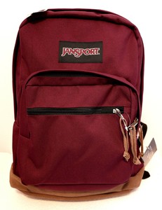 jansport leather backpack
