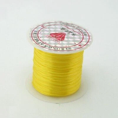 Cuerda elástica para rebordear 8 m 0,7 mm cuentas joyería tejido alambre artesanal cuerdas de hilo Foto 1 de 4