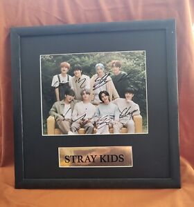 5-STAR STRAY KIDS Photo Poster 8*10 Autographs SIGNED K-POP COLLECTION 2023
