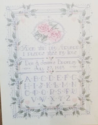 WEDDING TREASURES NANCY ROSSI DIMENSIONS crossstitch patterns - Image 1 of 3