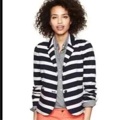 Blazer Gap the Academy Azul Marino y Blanco Náutico Manga Larga Forrado Tejido Talla 6-NUEVO CON ETIQUETAS Foto 1 de 4