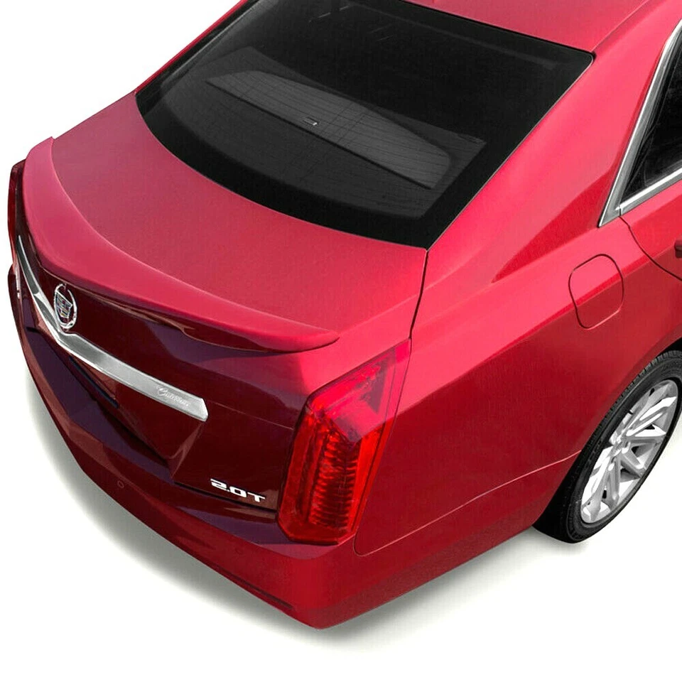 For: Cadillac CTS 2014-2019 No-Drill Painted Flush Mount Spoiler #SA-CTS14-FM Foto 1 de 4
