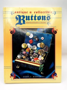 Antiques and Collectible Buttons Identification and Values Book Hardcover 1997 - Picture 1 of 6