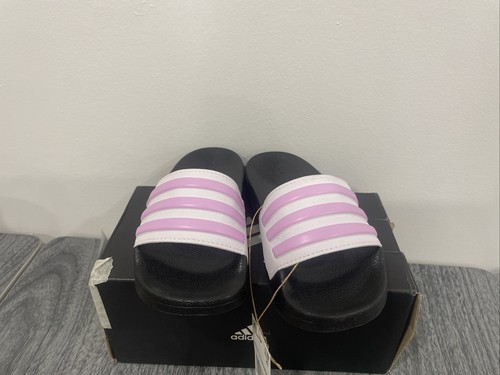 Adidas Kids Slides doccia rosa bianco Adolette K taglia 11K