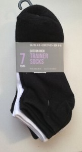 primark white trainer socks