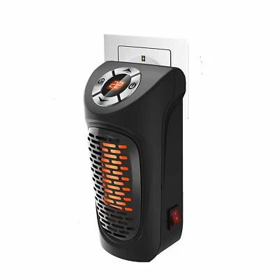 Termoventilatore Ceramico a Spina ARGO Portatile Regolabile con Timer Spegniment - Immagine 1 di 4