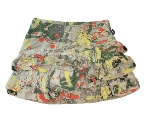 DKNY GIRLS - SKIRT ABSTRACT SZ 2T TODDLER - GREY RED GREEN MULTICOLORED - Picture 1 of 1