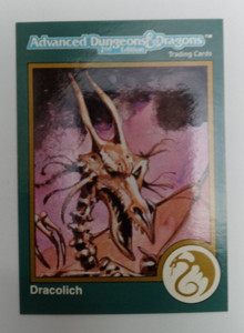 1993 TSR Advanced Dungeons & Dragons D&D 2nd Edition Gold Dracolich #387