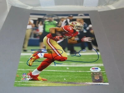 Foto autografiada 8x10 firmada por Eric Reid de los 49ers de San Francisco certificado de autenticidad PSA/ADN 1E Foto 1 de 4