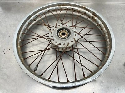 1972 Yamaha XS2 Front Rim Wheel Tire STRAIGHT OEM E9149 Foto 1 de 4