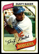 Dusty Baker 1980 Topps Card  #255