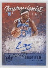 2019 Panini Court Kings Impressionist Ink Jade /25 Luguentz Dort Rookie Auto RC
