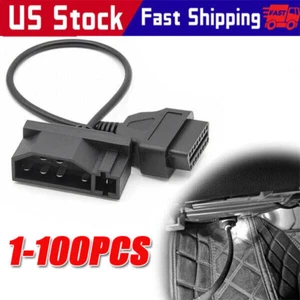 7 Pin OBD1 to OBDII 16 Pin Auto Diagnostic Tool Adapter Cable fit For FORD EFI - Picture 1 of 7