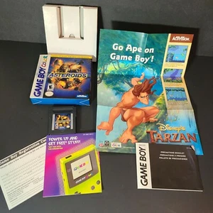 Asteroids Nintendo Game Boy Color 1999 Near Mint Box Cartidge Poster Postcard - Picture 1 of 11