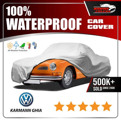 Volkswagen Karmann Ghia 6 Layer Car Cover Outdoor Water Proof Rain Snow Sun Dust - Image 1 of 4