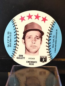 Don Gullett 1976 Isaly's / Sweet William Family Restaurants MSA Disc - Reds