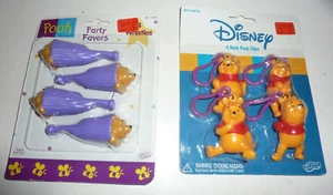 Vtg NOS 1999-2001 Disney Winnie The Pooh Party Favors Whistles & Back Pack Clips - Picture 1 of 3