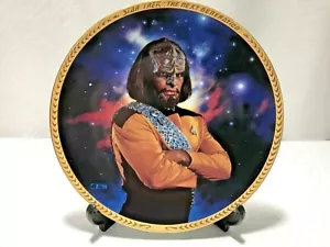 Star Trek *Tenente Worf* The Next Generation Piatto da Collezione #0307B - Foto 1 di 5