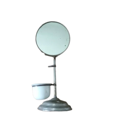 Vintage Mirror With Stand & Container (6x6in.) Cover