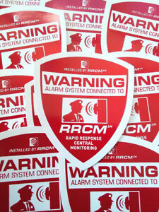 Home Security System Stickers &Camera Warning Decal See Store