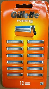 CONFEZIONE ORIGINALE GILLETTE FUSION 5 12 LAME NUOVO & SIGILLATO 100% ORIGINALE FREEPOST BNB - Foto 1 di 4