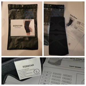 Rodillera BSRSTAR Serie Protección Deportiva Alivio del Dolor Articular Talla L Negra NUEVA - Imagen 1 de 6