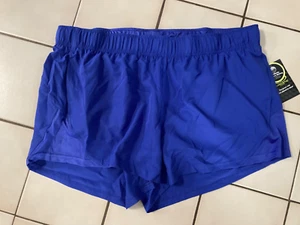 NWT Womens Blue DriWorks Athletic Works Running Gym Shorts Size XXL 20 XXXL 22 - Picture 1 of 3