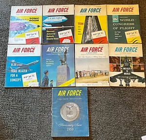 Air Force Magazines (9) 1959 Jan, Feb, Mar, Apr, May, Jun, Jul, Aug, Sept - Picture 1 of 1