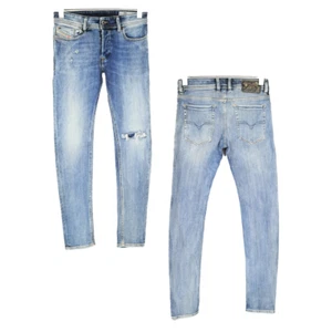 Jeans DIESEL uomo R8IE4 STRECH blu SLIM SKINNY denim TROXER PREZZO DI LISTINO £160 - Foto 1 di 7