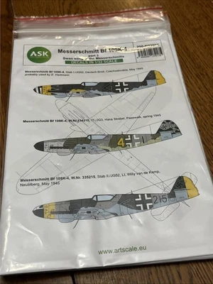 1/32 ASK Decals #D32096 Bf109K-4 Part 3 - Image 1 of 2