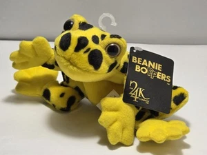 24K BEANIE BOPPERS ALBERO RANA GIALLO 1997 PELUCHE ANIMALE EFFETTI SPECIALI - Foto 1 di 10