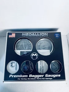 MEDALLION Instrumentation System Premium Bagger Gauges New - Foto 1 di 3