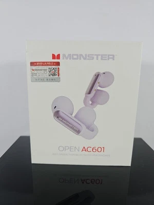 Monster Wireless Earbuds Open AC601, Comfort Clip-On Bluetooth Earbuds, Purple - Image 1 of 4
