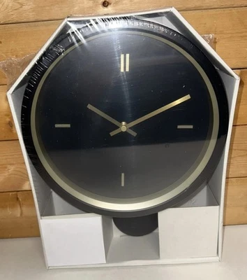 Ikea STURSK Wall clock, low-voltage/black, 10 ¼ " Steel-Glass NEW - Image 1 of 4