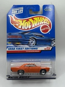 Hot Wheels 1998 First Editions '70 Roadrunner - 1:64 Diecast Car - Bild 1 von 5