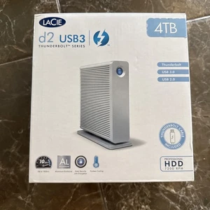 LaCie D2 Thunderbolt / USB 3 4TB External - Picture 1 of 9