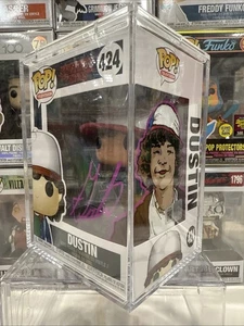 Funko Pop! Dustin #424 Gaten Matarazzo Signed COA Tone Sketched - Picture 1 of 9
